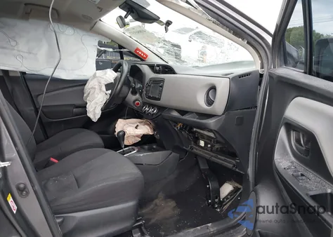 2017 Toyota Yaris L из США, поврежденный, VIN VNKKTUD37HA080440